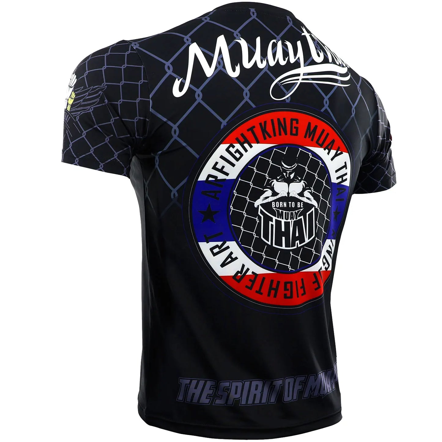 MMA BBJ Rashguard T Shirts Men Short Sleeve Compression Shirt Muay Thai Kickboxing Shirts Sport Jersey Breathable Boxe Tops