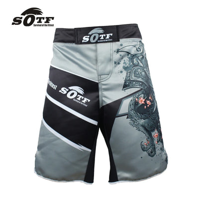 MMA Shorts Tiger Muay Thai Technical Performance Falcon Shorts Clothing Thai Boxing Boxeo Mma Pants Sports Boxing Kickboxing