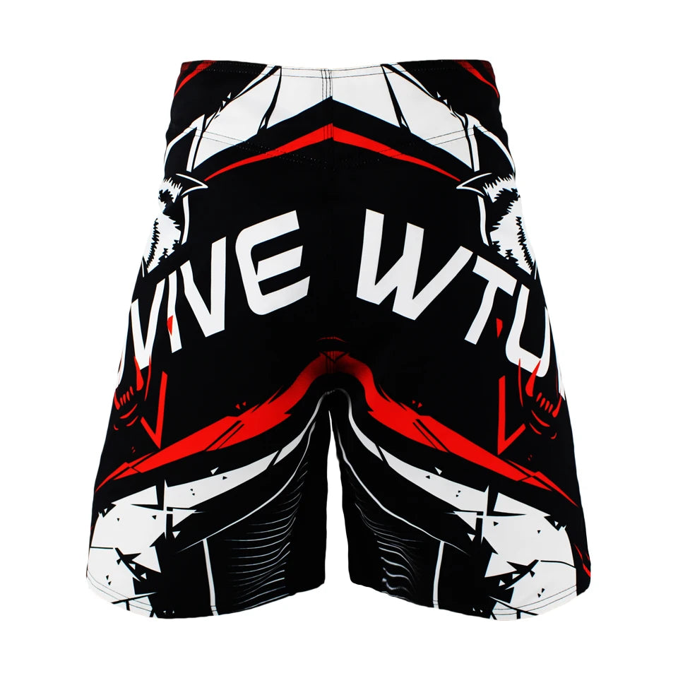 WTUVIVE MMA 2017 New Boxing Features Sports Training Muay Thai Fitness Personal Fight Shorts Muay Thai Boxing Shorts Short Mma