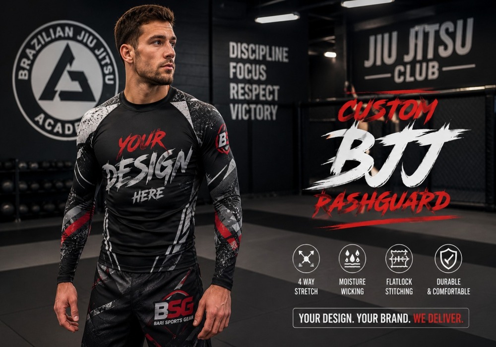 Custom BJJ Rashguard Manufacturer