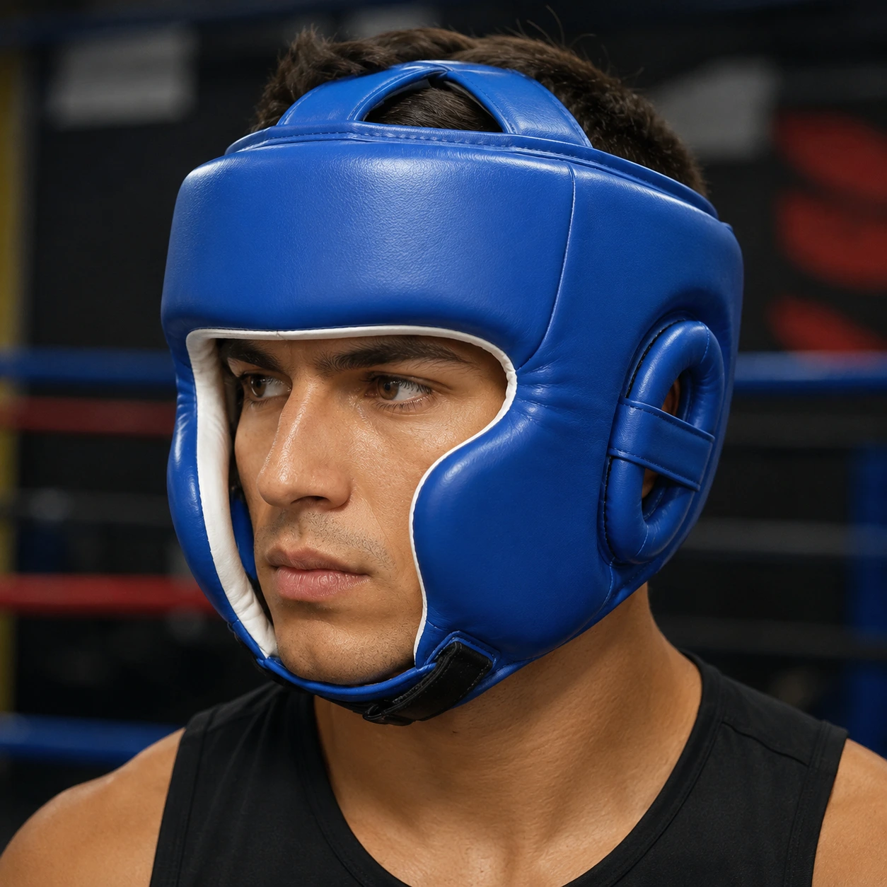 Competition-style head guard