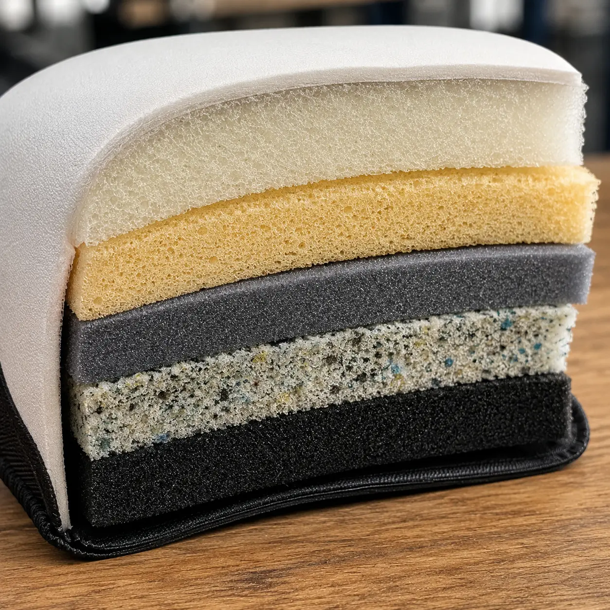 Multi layer foam padding